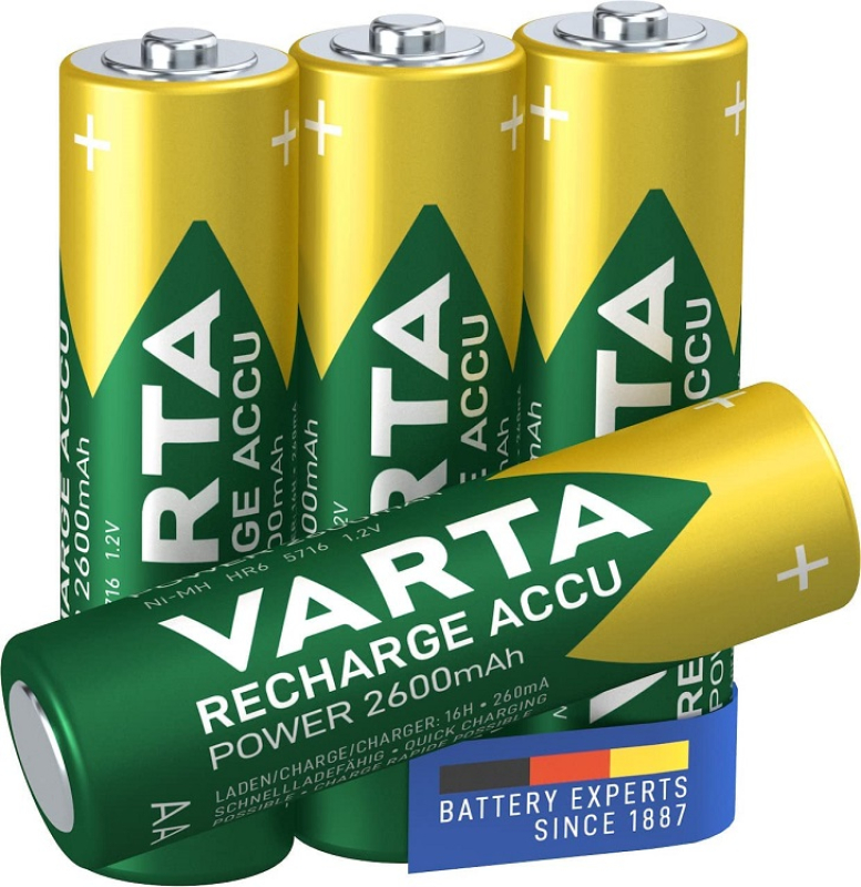 VARTA Batterien AA wiederaufladbar 2600mAh